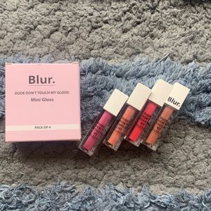 Blur Mini “Dude Don’t Touch My Gloss!” Pack Of 4