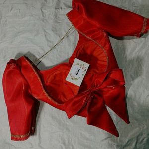 Designer Red Blouse