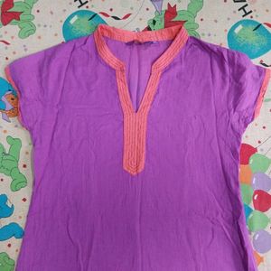 A Casual Lavender Kurti