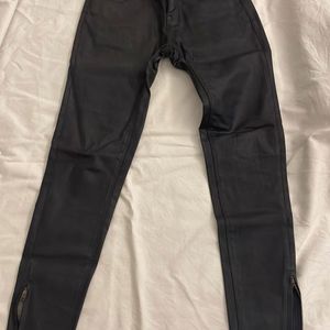 ZARA Leather Jeans