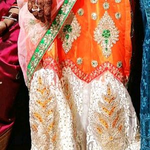 Orenge And Merin Beautiful Lehenga Choli