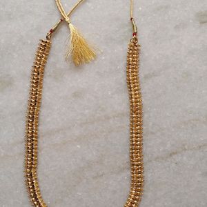 Gold Plated Long Necklace Set