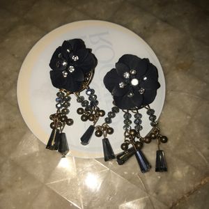 Trending Blue Flower Earrings 😍❤️