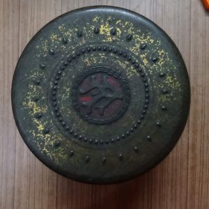 Vintage Round Tin Box