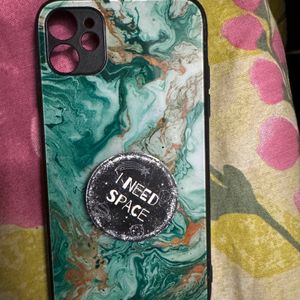 Iphone 11 Green Marble Case