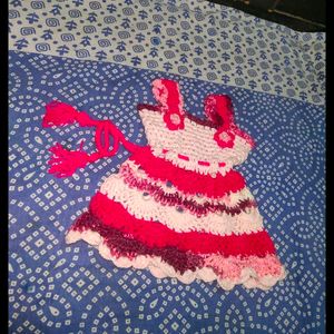 Kids Girls New Born Handmade Dress