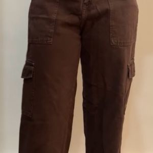 Brown Cargo Jeans