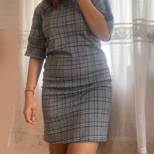 Plaid Classy Dress