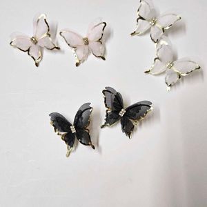 3 Korean Butterfly Earrings Combo