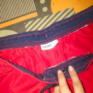 Women Shorts Red