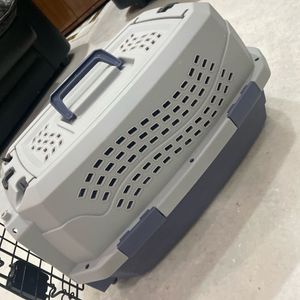 AmazonBasics Two Door Top Load Pet Carrier Crate