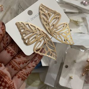 Butterfly Korean Earings