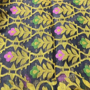 Used Cotton Jamdani Saree