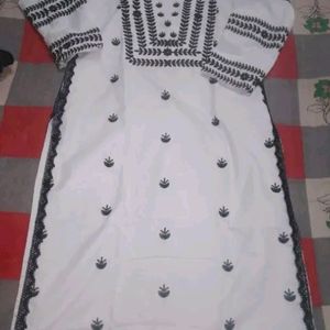 Fancy White Kurti For Women