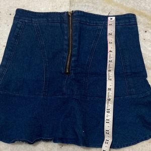 Denim Mini Skirt