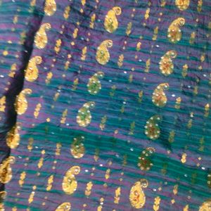 Multi  colour pure Gadwal saree