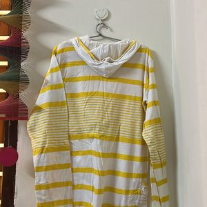 Striped Yellow Summer Hoodie