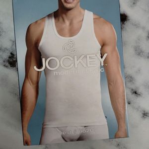 Jockey Vest#8820 Grey Color M size Pack Of 2 Vest