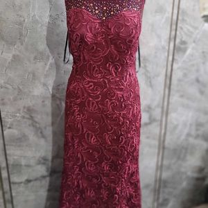 Maroon Long Dress