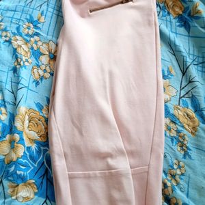 Moda Elementi Baby Pink Elasted Pants For Girls