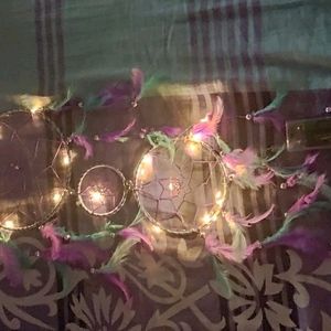 Multicolored Dream Catcher With Light