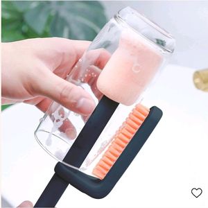 Double Head 3 In 1 Bottle Cleaning Brush(1pc)