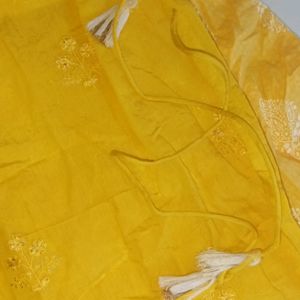 Yellow Long Kurti