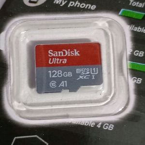 New 128 Gb Memory Card Sandisk