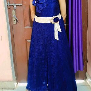 Blue Wedding Dress For Girls