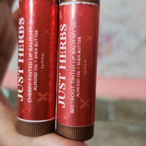 2 Just Herbs Lip Balms