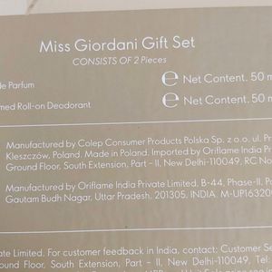 Oriflame Miss Giordani Gift Set PERFUME