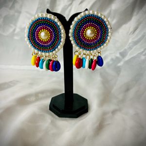 Handmade Multicoloured Studs