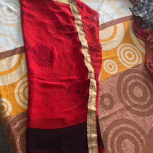 georgette saree like new