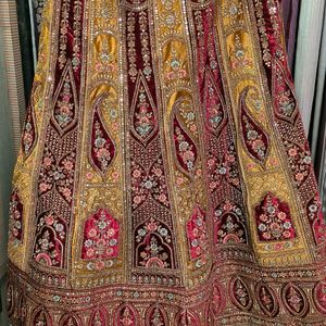 Bridal Lehenga -with Double Cancan