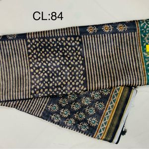 Printed Jute Cotton Jari