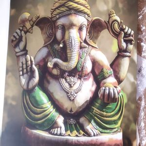 Ganesha Multicolor Wall Decoration