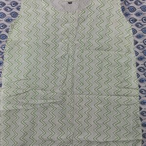 Cute Sage Green Sleeveless Kurti 🎀💗