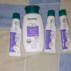 Baby Shampoo And 3 Rash Creams