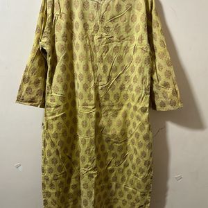 Mixed Lemon Yellow Kurtha