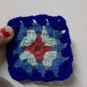 Granny Square Crochet Piece