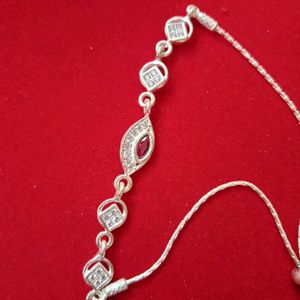 Beautiful New Pure Silver Adjustable Bracelet