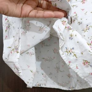 Floral Printed Cotton Top