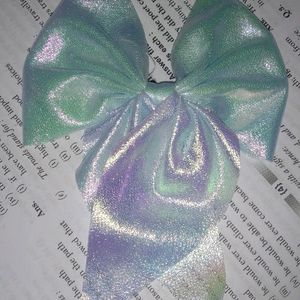 Cute Blue Hair Bow