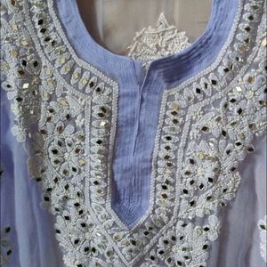 Chikankari Kurta 💜