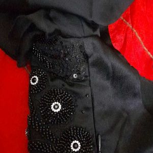 Women Black Embellished Blouse