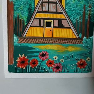 Cottage Painting (Sheet)