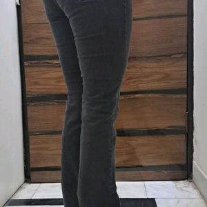 High Waist Bell Bottom  Black Jeans