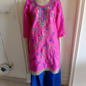 Kurti Palazzo And Dupatta