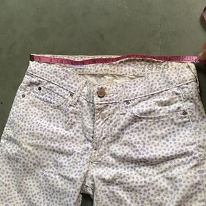 Animal Print Skinny Jeans From GAP