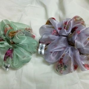 Organza Scrunchies (Set Of 2)